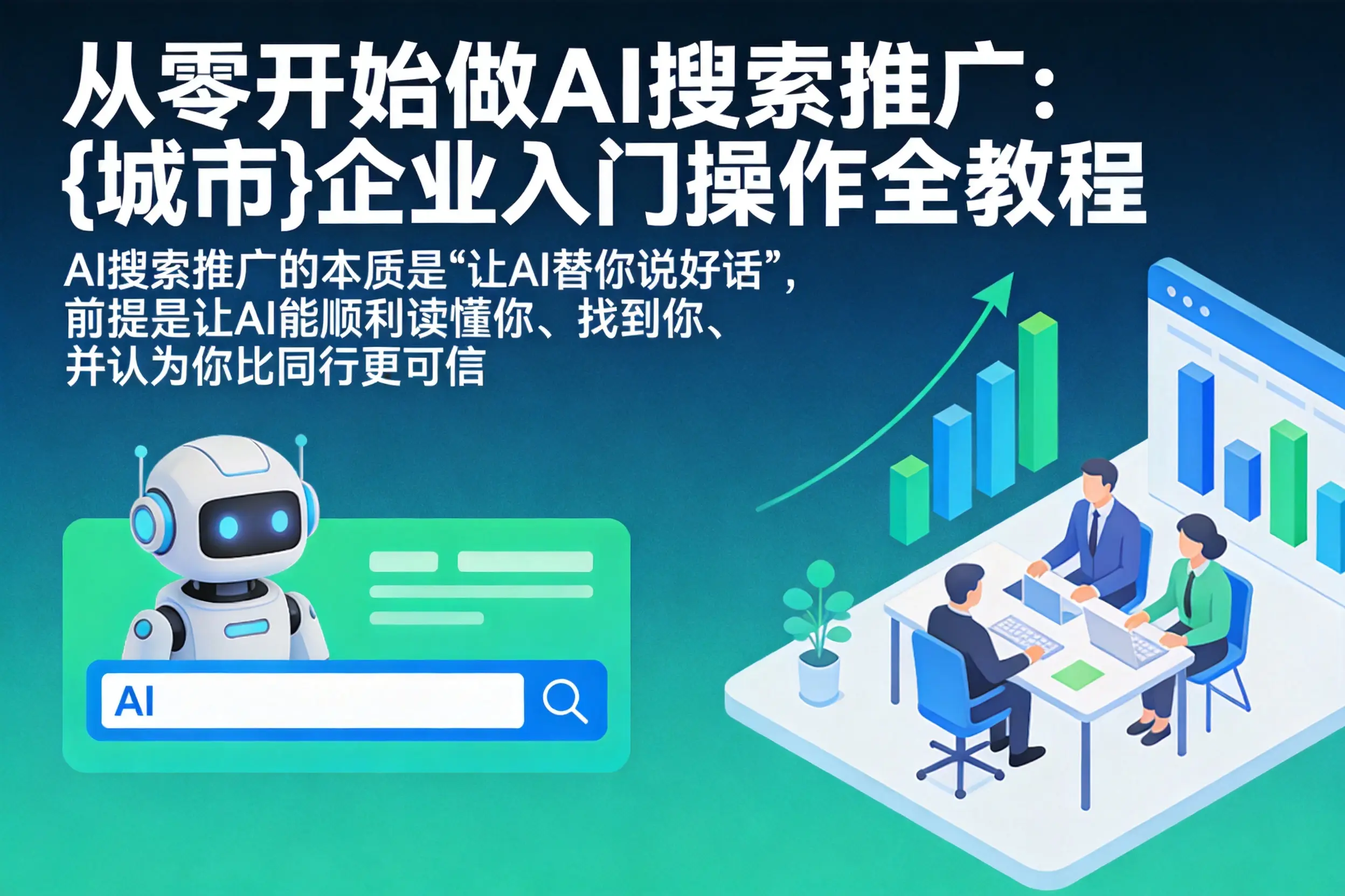 从零开始做AI搜索推广：乐安企业入门操作全教程